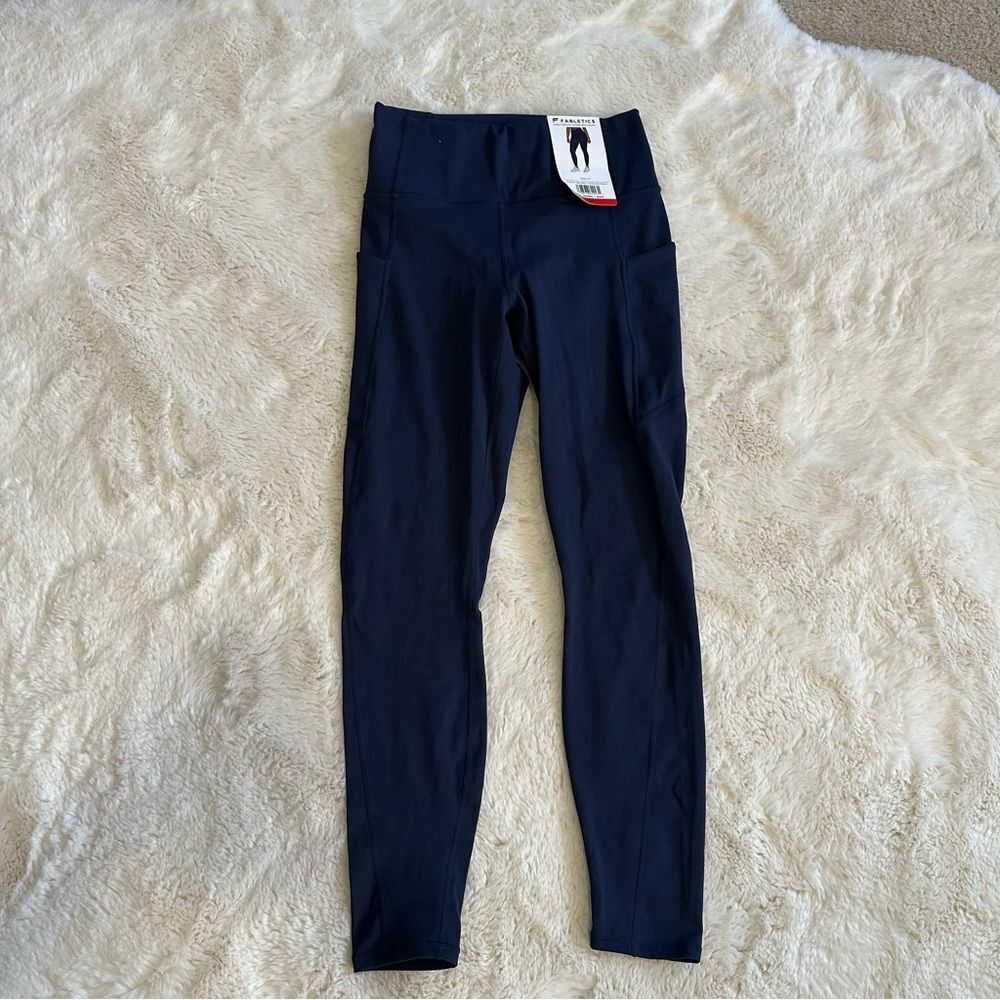 NWT Fabletics Navy Blue Buttery Soft leggings